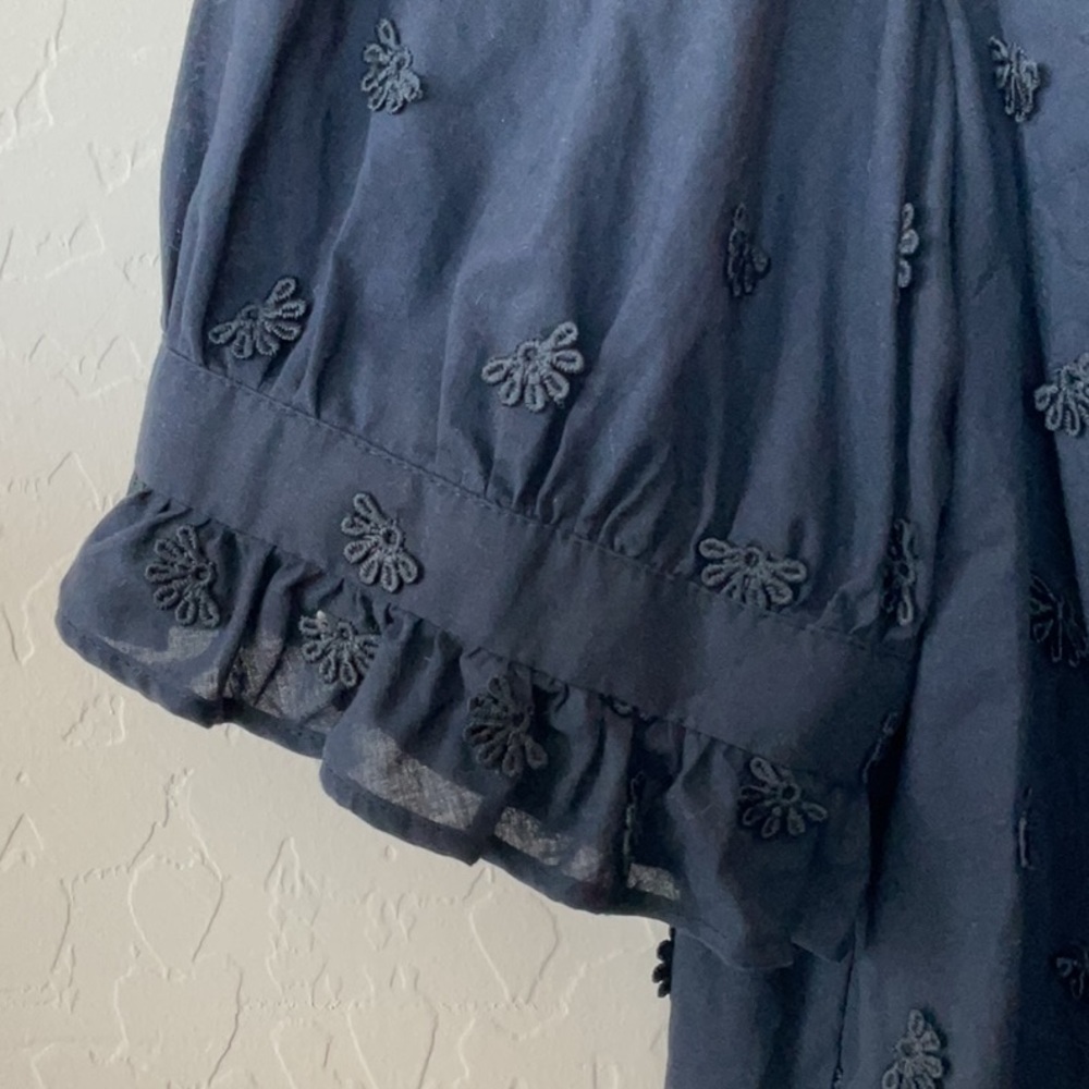 Ann Taylor Cotton Embroidery Top - Picture 6 of 14